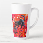 Tasse Latte Neon Cat Coffee (Droite)