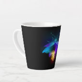Tasse Latte Neon Firefly sur noir (Angle gauche)
