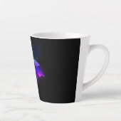 Tasse Latte Neon Firefly sur noir (Droite)