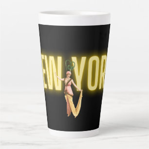 Tasse Latte Neon New York & Vintage Beauties