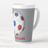 Tasse Latte Netherlands Soccer (Angle droit)