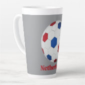 Tasse Latte Netherlands Soccer (Angle gauche)