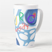 Tasse Latte Neuro Autisme Aspergers (Angle droit)