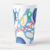 Tasse Latte Neuro Autisme Aspergers (Devant)