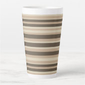 Tasse Latte Neutral striped  (Devant)