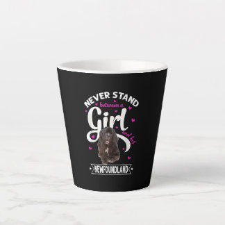 Tasse Latte Never a between a girl and her newfoundland