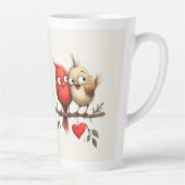 Tasse Latte New Year, Love, Birds (Droite)