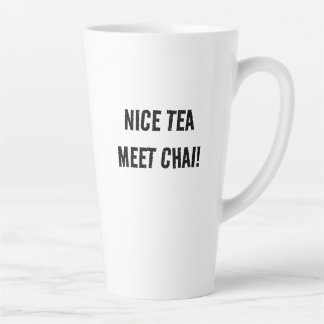 Tasse Latte Nice Thé Rencontrer Chai