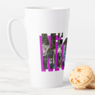 Tasse Latte "Nicole" Nom Réalisé Avec Des Koalas,