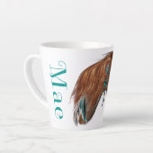 Tasse Latte Nicole personnalisée - Mae 2 (Angle gauche)