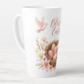 Tasse Latte Nid de Pâques avec œufs (Angle gauche)