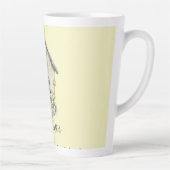Tasse Latte Nid d'OEufs de maison d'aquarelle Pâques (Droite)