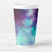 Tasse Latte Night Sky Neon Lights LatMug (Devant)