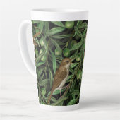 Tasse Latte Nightingales dans l'olivier 3 (Angle gauche)