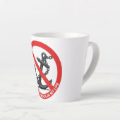 Tasse Latte No attachments in my life (Angle droit)