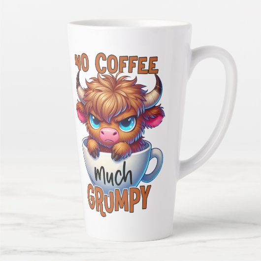 Tasse Latte No Coffee Much Grumpy  (Droite)