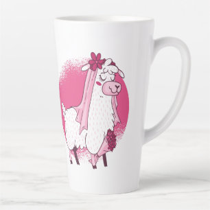 Tasse Latte No Drama Lama BRIDE Funny Mariage Fête des mariées