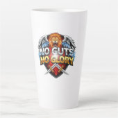 Tasse Latte No Guts, No Glory: Motivational & Success Mindset (Devant)