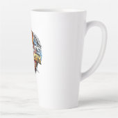 Tasse Latte No Guts, No Glory: Motivational & Success Mindset (Droite)