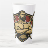 Tasse Latte Noble bouclier de lion (Devant)
