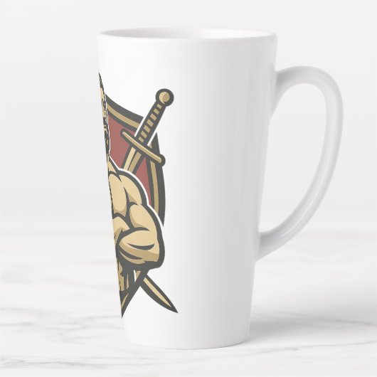 Tasse Latte Noble bouclier de lion (Droite)