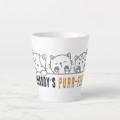 Tasse Latte Nobody's Purr-fect (Devant)