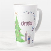 Tasse Latte Noël (Angle droit)