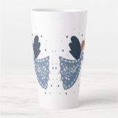 Tasse Latte Noël Angel Paix sur Terre Fête de Noël (Devant)
