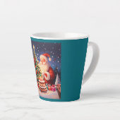 Tasse Latte Noël Anniversaire 10 (Angle droit)