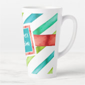 Tasse Latte Noël aquarelle (Droite)
