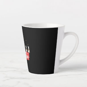 Tasse Latte Noël australien, Père Noël, plage