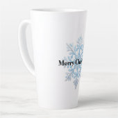 Tasse Latte Noël blanc clair (Angle gauche)