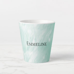 Tasse Latte Noël Chic Monnaie Blanche