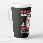 Tasse Latte Noël de Hérisson (Angle gauche)