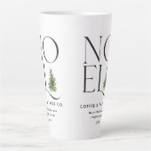 Tasse Latte Noel de typographie moderne affaires Noël (Devant)