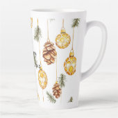 Tasse Latte Noël des cônes de pin de miel (Droite)
