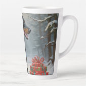 Tasse Latte Noël Doberman (Droite)