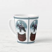 Tasse Latte Noël du géant Schnauzer (Angle gauche)