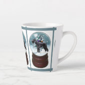 Tasse Latte Noël du géant Schnauzer (Droite)