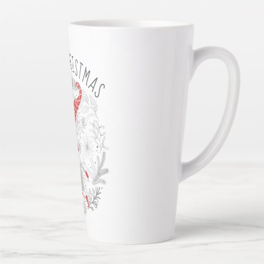 Tasse Latte Noël Gnome (Droite)