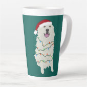 Tasse Latte Noël Grandes Pyrénées (Angle droit)