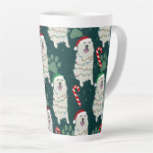 Tasse Latte Noël Grandes Pyrénées (Angle droit)