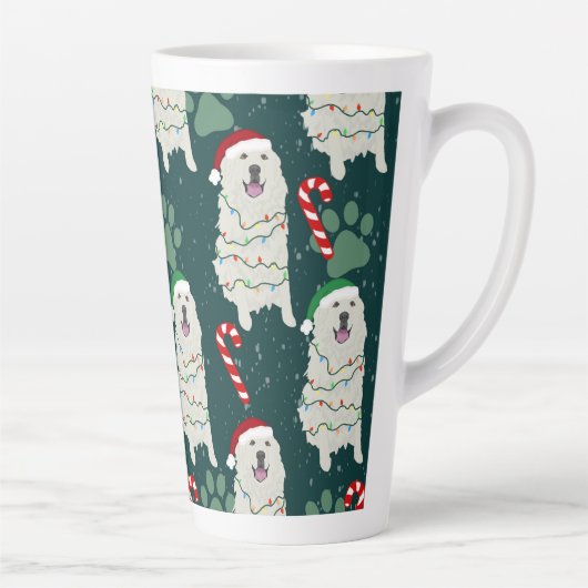 Tasse Latte Noël Grandes Pyrénées (Droite)