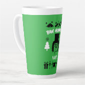 Tasse Latte Noël grincheux (Angle gauche)
