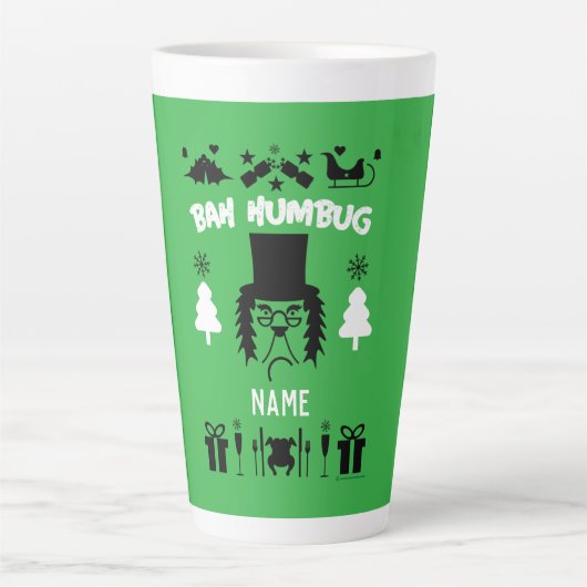 Tasse Latte Noël grincheux (Devant)
