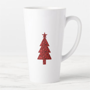 Tasse Latte Noël joyeux et lumineux