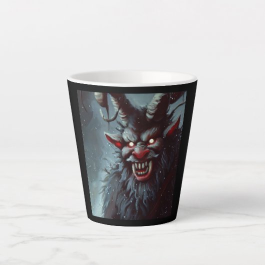 Tasse Latte Noël Krampus 2 (Devant)