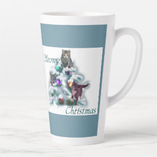 Tasse Latte Noël Meowy