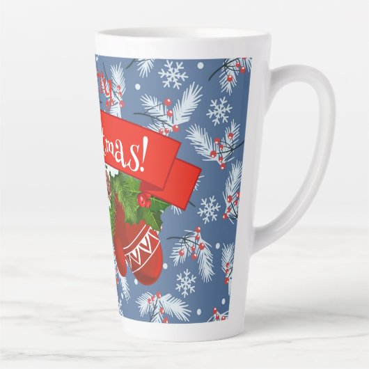 Tasse Latte Noël Mittens (Droite)