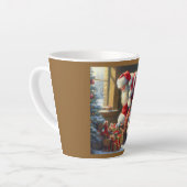 Tasse Latte Noël Père Noël 3 (Angle gauche)